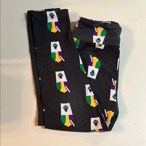 Kids Mardi Gras Leggings